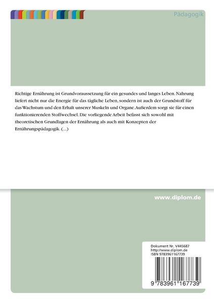 Produktbild: Schaffung von K&ouml;rperbewusstsein und Ern&auml;hrungsbewusstsein bei Kindern im Volksschulalter