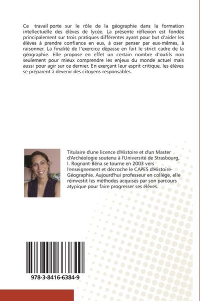 Produktbild: La g&eacute;ographie, &ccedil;&agrave; sert d'abord &agrave; raisonner !