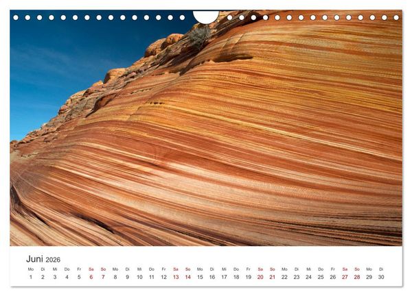 Produktbild: Paria Canyon - The Wave Naturwunder (Wandkalender 2026 DIN A4 quer), CALVENDO Monatskalender