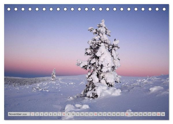 Produktbild: Zauberhaftes Finnland (Tischkalender 2026 DIN A5 quer), CALVENDO Monatskalender