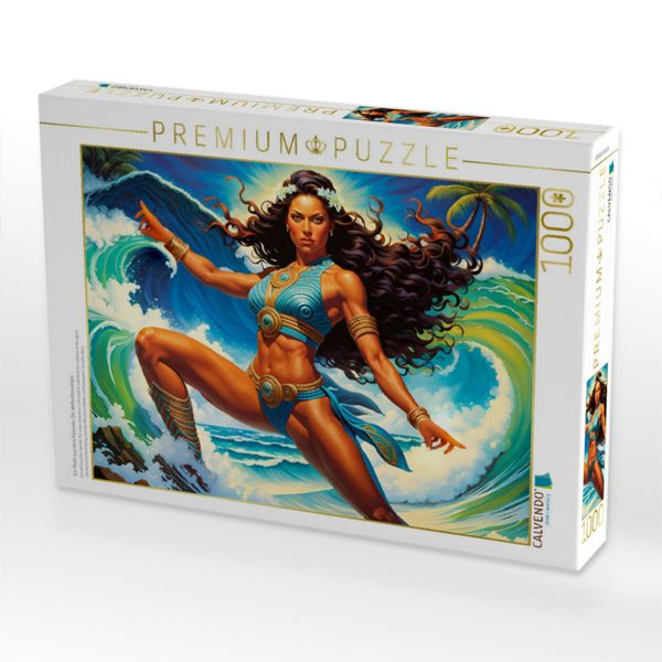 Produktbild: CALVENDO Puzzle Ein Motiv aus dem Kalender Die Wellenbezwinger | 1000 Teile Lege-Gr&ouml;&szlig;e 64x48cm Foto-Puzzle f&uuml;r gl&uuml;ckliche Stunden