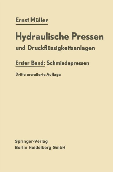 Produktbild: Hydraulische Pressen und Druckfl&uuml;ssigkeitsanlagen