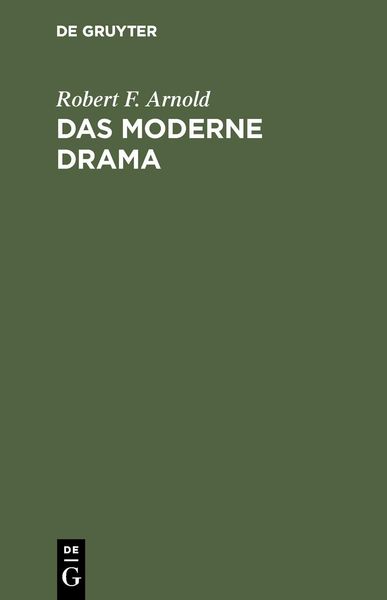 Produktbild: Das moderne Drama