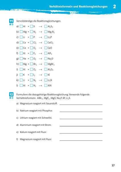 Produktbild: Klett 10-Minuten-Training Chemie - Rechnen in Chemie 7.-10. Klasse