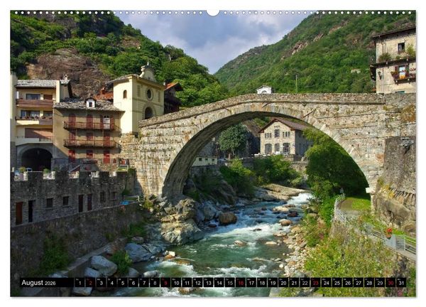 Produktbild: Aostatal (hochwertiger Premium Wandkalender 2026 DIN A2 quer), Kunstdruck in Hochglanz