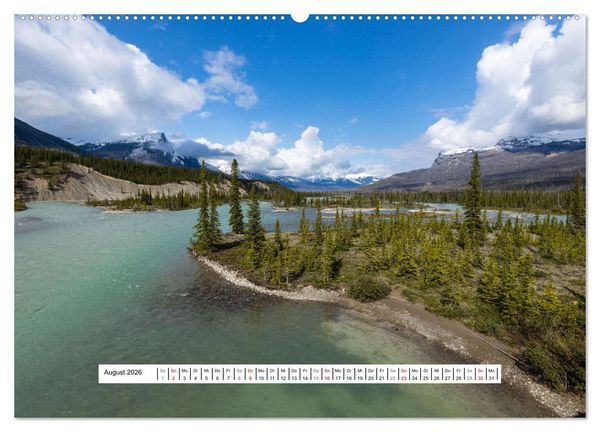Produktbild: Die Kanadischen Rocky Mountains (hochwertiger Premium Wandkalender 2026 DIN A2 quer), Kunstdruck in Hochglanz