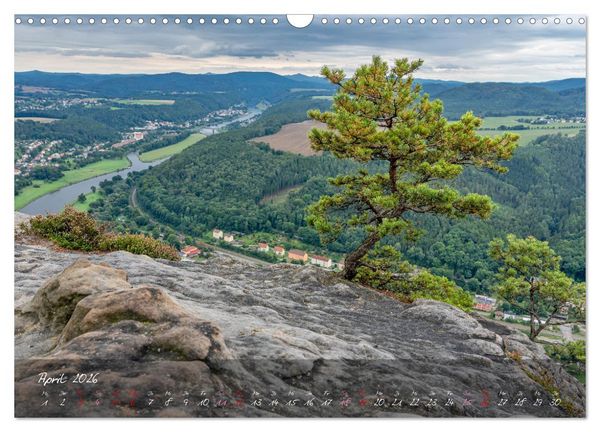 Produktbild: Landschaften der S&auml;chsischen Schweiz (Wandkalender 2026 DIN A3 quer), CALVENDO Monatskalender