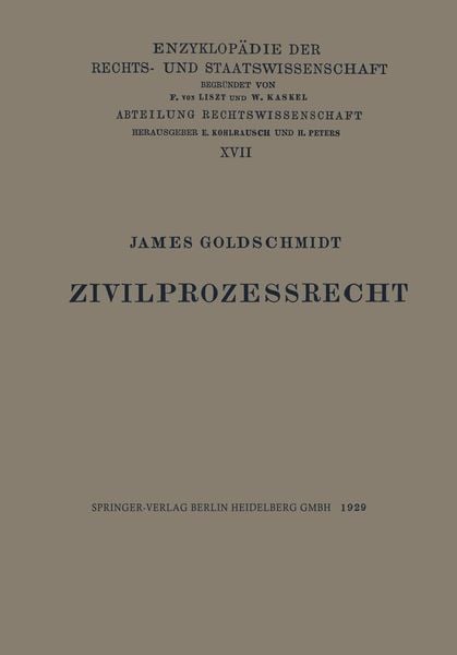 Produktbild: Zivilprozessrecht