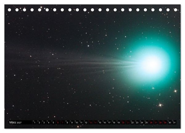 Produktbild: Farbiges Weltall (Tischkalender 2027 DIN A5 quer), CALVENDO Monatskalender