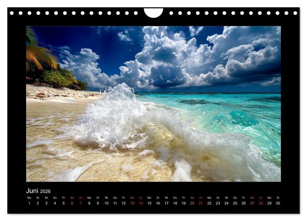 Produktbild: Paradiesische Inselwelten (Wandkalender 2026 DIN A4 quer), CALVENDO Monatskalender