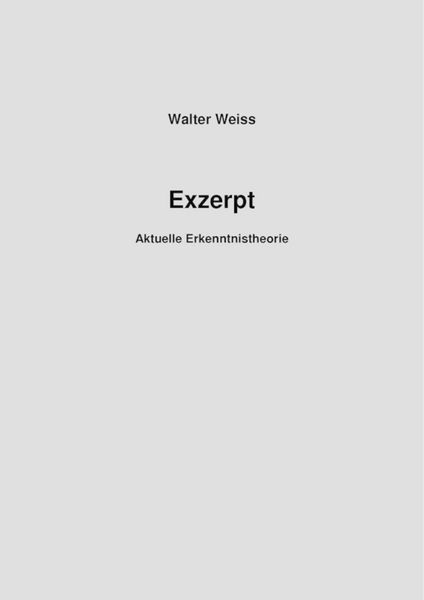 Produktbild: Exzerpt