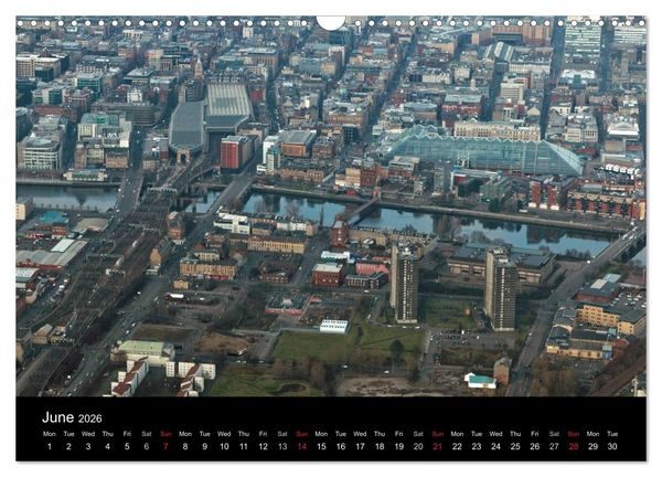 Produktbild: Glasgow from the Air (Wall Calendar 2026 DIN A3 landscape), CALVENDO 12 Month Wall Calendar