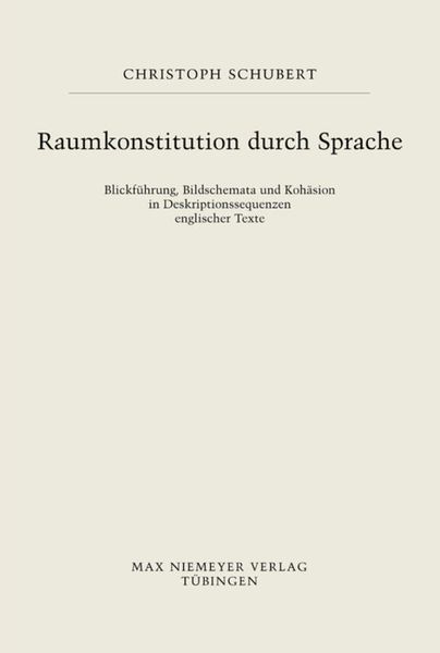 Produktbild: Raumkonstitution durch Sprache