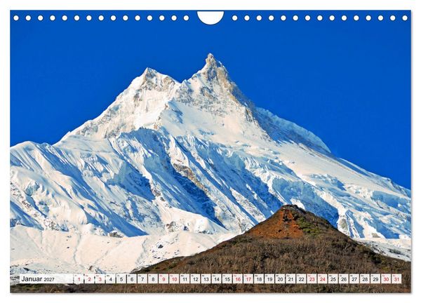 Produktbild: Der Manaslu Himal, gewaltige Bergriesen (Wandkalender 2027 DIN A4 quer), CALVENDO Monatskalender