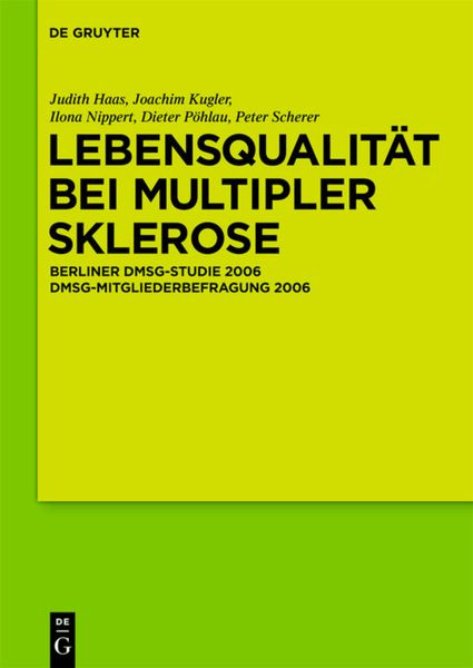 Produktbild: Lebensqualit&auml;t bei Multipler Sklerose