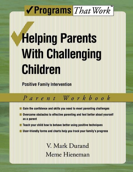 Produktbild: Helping Parents with Challenging Children, Parent Workbook