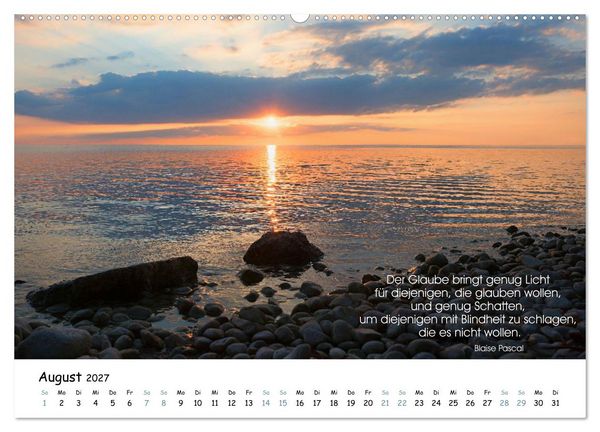 Produktbild: Christliche Bildpoesie 2027 (Wandkalender 2027 DIN A2 quer), CALVENDO Monatskalender