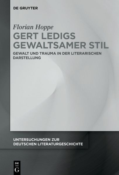 Produktbild: Gert Ledigs gewaltsamer Stil