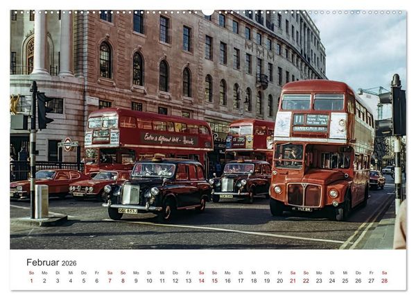 Produktbild: London - Vintage Views (Wandkalender 2026 DIN A2 quer), CALVENDO Monatskalender
