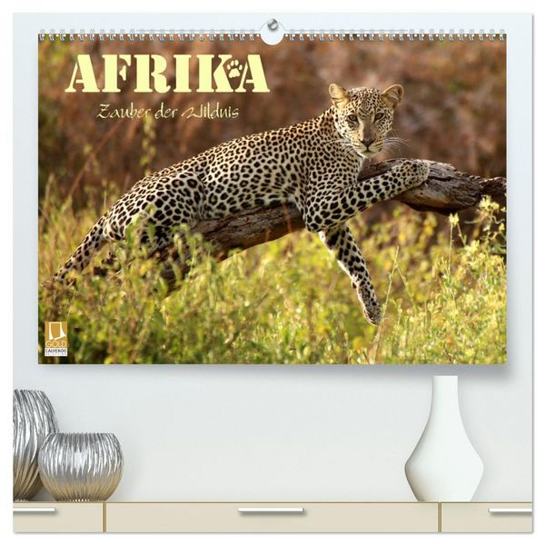 Produktbild: Afrika - Zauber der Wildnis (hochwertiger Premium Wandkalender 2026 DIN A2 quer), Kunstdruck in Hochglanz
