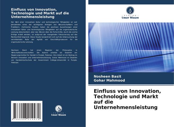 Produktbild: Einfluss von Innovation, Technologie und Markt auf die Unternehmensleistung