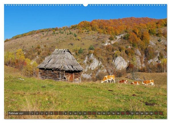 Produktbild: Fundatura Ponorului - Auf dem Via Transilvanica durch die Karpaten (hochwertiger Premium Wandkalender 2027 DIN A2 quer), Kunstdruck in Hochglanz