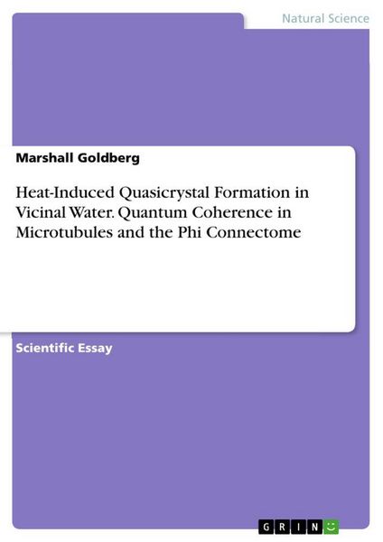 Produktbild: Heat-Induced Quasicrystal Formation in Vicinal Water. Quantum Coherence in Microtubules and the Phi Connectome