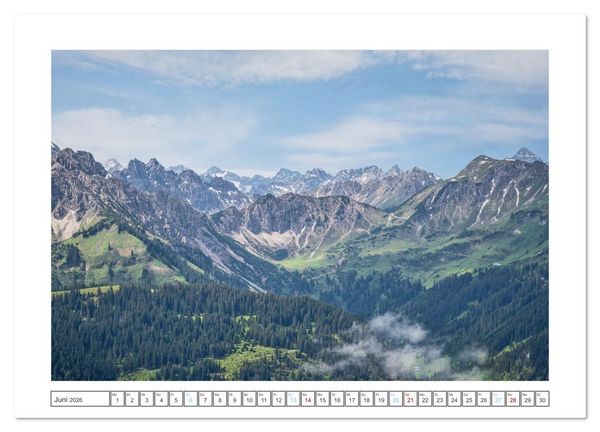 Produktbild: Tiroler Hochtal (Wandkalender 2026 DIN A2 quer), CALVENDO Monatskalender