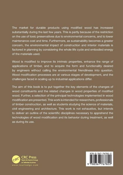 Produktbild: Wood Modification Technologies