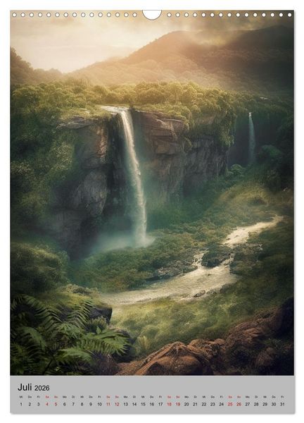 Produktbild: Von der Sch&ouml;nheit des Wassers (Wandkalender 2026 DIN A3 hoch), CALVENDO Monatskalender