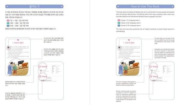Produktbild: 50 Folktales for Learners of Korean