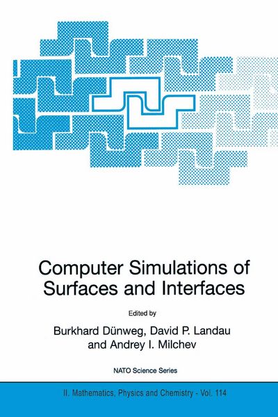 Produktbild: Computer Simulations of Surfaces and Interfaces