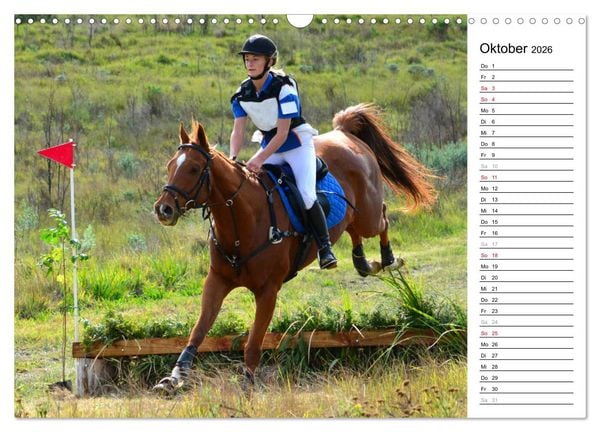 Produktbild: Mein Reitsport Kalender (Wandkalender 2026 DIN A3 quer), CALVENDO Monatskalender