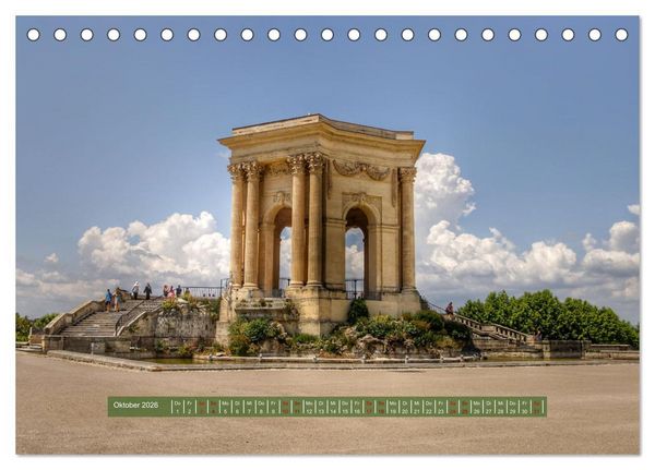 Produktbild: S&uuml;dfrankreich - Rund um Montpellier (Tischkalender 2026 DIN A5 quer), CALVENDO Monatskalender