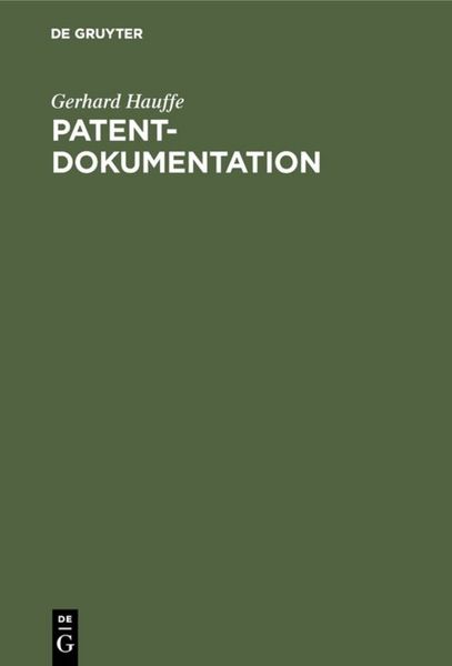 Produktbild: Patentdokumentation