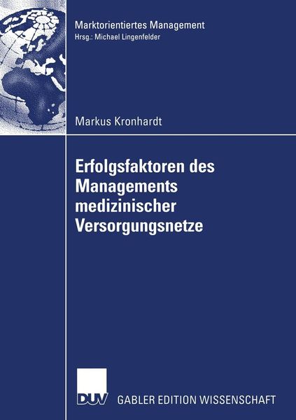 Produktbild: Erfolgsfaktoren des Managements medizinischer Versorgungsnetze