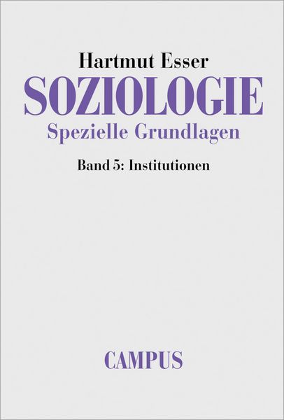 Produktbild: Soziologie. Spezielle Grundlagen