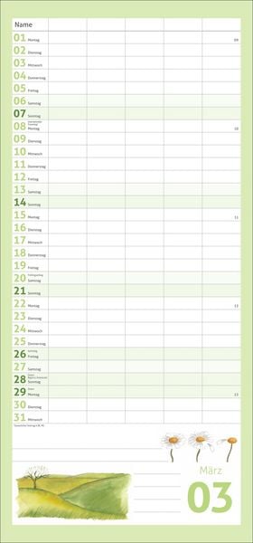 Produktbild: times&more Schaffner Familienplaner 2027