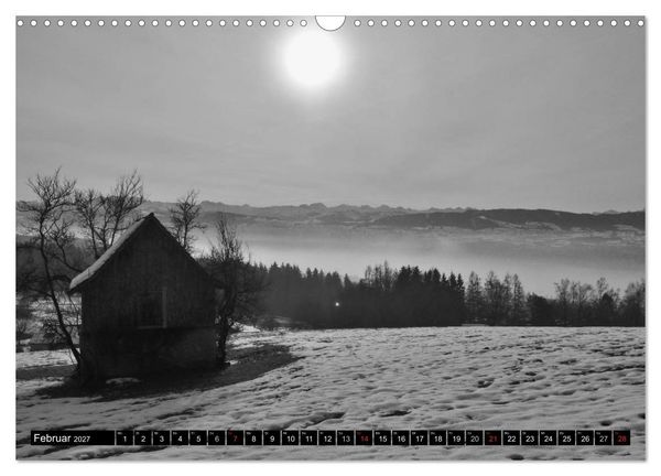 Produktbild: Stille Momente in Schwarz-Weiss (Wandkalender 2027 DIN A3 quer), CALVENDO Monatskalender