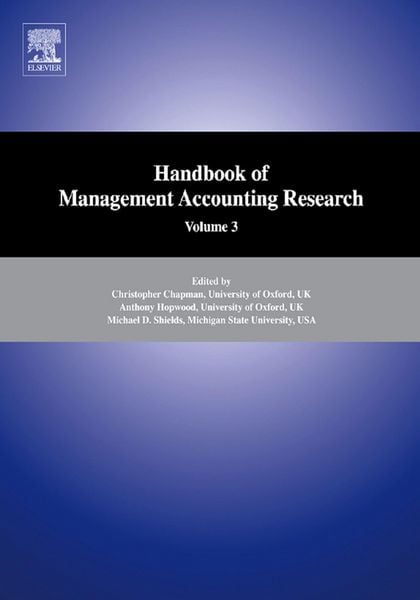 Produktbild: Handbooks of Management Accounting Research 3-Volume Set
