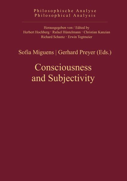 Produktbild: Consciousness and Subjectivity