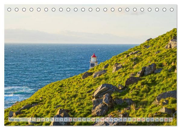 Produktbild: Die Lofoten - Eine Bilder-Reise (Tischkalender 2026 DIN A5 quer), CALVENDO Monatskalender