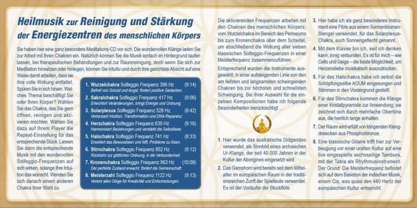 Produktbild: CHAKREN AKTIVIERUNG (mit Solfeggio-Frequenzen)