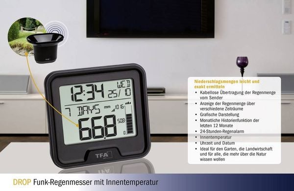 TFA Dostmann 47.3005.01 Regenmesser