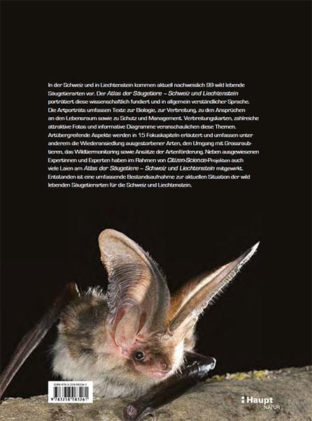 Produktbild: Atlas der S&auml;ugetiere &ndash; Schweiz und Liechtenstein