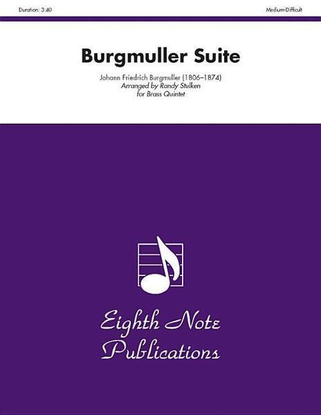 Produktbild: Burgm&uuml;ller, J: Burgmuller Suite