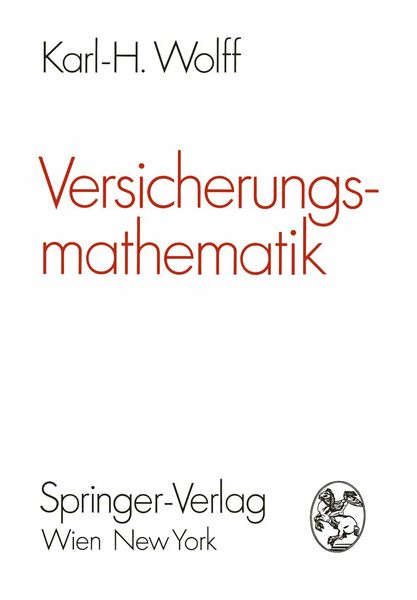 Produktbild: Versicherungsmathematik