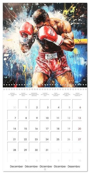 Produktbild: Disciplines olympiques en peinture (Calendrier mural carr&eacute; 2026 30x30 cm) Calendrier double avec une page pour vos prises de notes