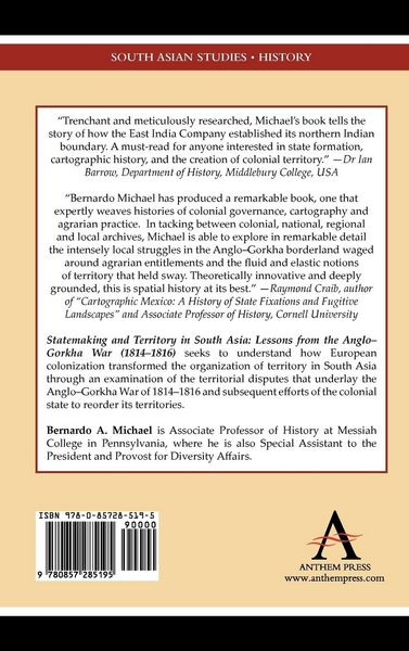 Produktbild: Statemaking and Territory in South Asia