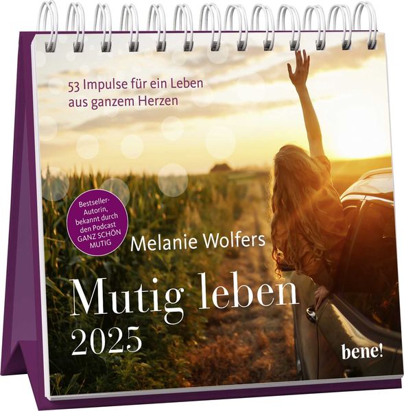 Wochenkalender 2025: Mutig leben